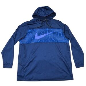 Nike Therma Fleece Mens Size 3XL Hoodie Sweatshirt Golf Gym Running Activewear